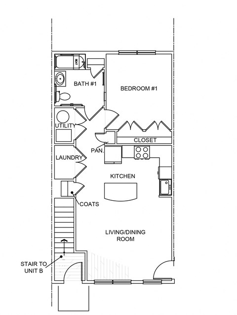 One bedroom flat One bedroom flat